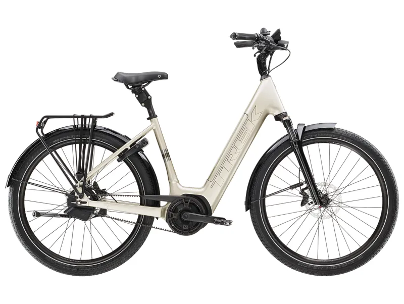 Trek District+ 5 Lowstep 545Wh Electric Hybrid Bike 2023 in Supernova